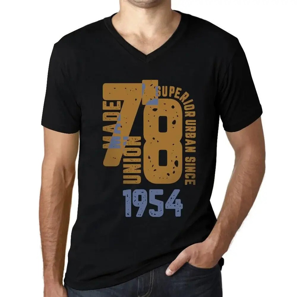 Men’s Graphic T-Shirt V Neck Superior Urban Style Since 1954 70th Birthday