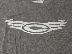 Cascade Logo Charcoal Lacrosse T-Shirt New