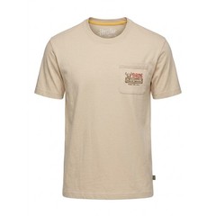 Howler Brothers Mens Large Beige Heed The Call Graphic Pocket T-Shirt Tan L