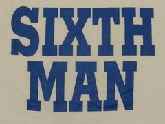 Vtg 90s BOBCAT BASKETBALL Sixth Man T-SHIRT Mens XL University Sports Team 1990s