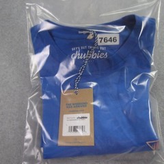 Chubbies Mens S T-Shirt NWT Blue Weekender Retro Graphic Print Short Sleeve