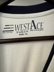 New Men’s White Westace Short Sleeved T-Shirt, UK Size XL