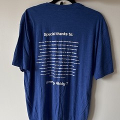 District Men’s Blue Logo Graphic Print Crew Neck Short Sleeve T-Shirt XL