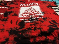 Nothing More Carnal Tour Tie-Dye T-Shirt L Knives In The Back Metalcore 2025