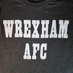 Homage Wrexham AFC T Shirt Small Aviation Gin Ryan Reynolds Soccer Gray TriBlend
