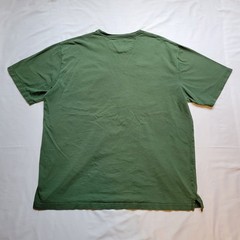 Duluth Trading Co. Green Solid Longtail T Relaxed Fit Short Sleeve Pocket XL