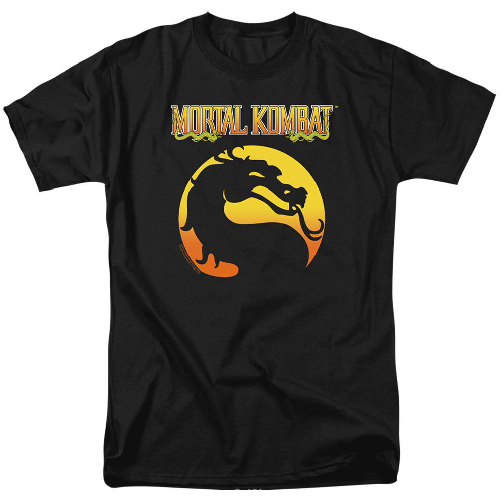 Mortal Kombat Classic Logo Licensed Adult T-Shirt