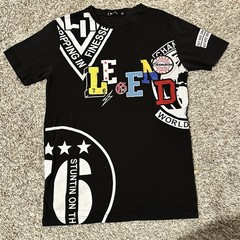 Focus Quality Wear Mens Legend Graphic Tee Black Short Sleeve Finesse Shirt S