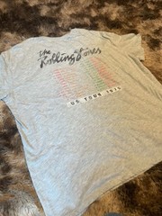 The Rolling Stones 1975 US Tour T-Shirt Gray, woman’s xxxL or men’s L