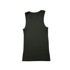 HAUS Ultra Soft Cotton Fitted Tank Set (3) Ribbed Black Grey White Men M Gym