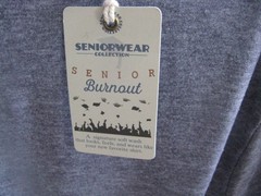 Men’s Gray Soft Pullover Tee Sz L by Seniorwear Collection Senior Burnout NWT