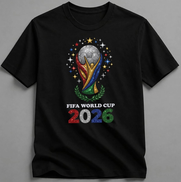 Fifa World Cup 2026 T-Shirt Soccer Graphic Tee USA Football Fan, Fifa World Cup