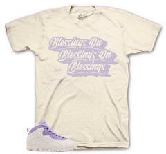 Shirts To Match Jordan 10 Hydrangeas Sneakers – Blessings Tees
