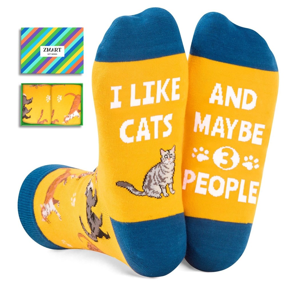 Zmart Cat Gifts for Men Women – Funny Novelty Cat Lover Gifts for Teens Crazy…