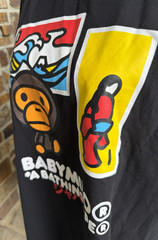 NWOT Rare BAPE Japan Art Baby Milo Tee in Black Size 2XL