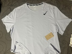 NIKE AEROSWIFT RUNNING #057 GHOST & BLACK DRI-FIT ADV SHIRT SIZE 2XL MEN $90.00