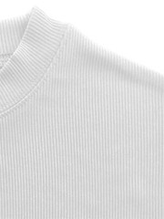 Camiseta De Manga Corta Con Cuello De Pico Para Hombre Moda Ajustada Casual Lujo