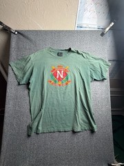 Vintage 90s Single Stitch Nebraska USSSA State Softball Striped T-Shirt Thrashed