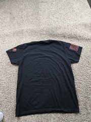 Grunt Style RED T Shirt Mens XL Black Graphic Short Sleeve Memorial