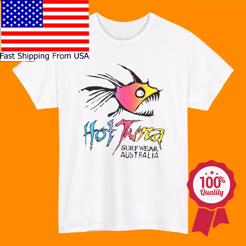 HOT TUNA Surf Wear Surfboards Men’s White Size S to 5XL