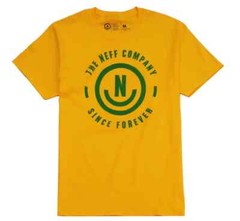 NEFF Men’s Forever Yellow Short Sleeve Logo T-Shirt NEW XL