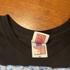 Vintage Bayside USA T Shirt Men’s Size XL Black Y2K America