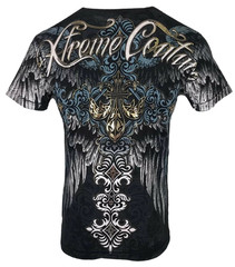 Xtreme Couture By Affliction Men’s T-Shirt SINNERS Tattoo Biker Black