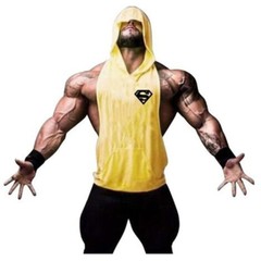 Men’s Muscle Tank Tops Sleeveless Hoodie Workout Shirts Athletic Gym Shirt