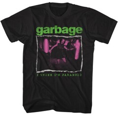 Garbage I Think I’m Paranoid Men’s T Shirt Rock Band Music Tour Merch