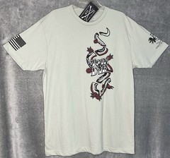 Grunt Style Mens XL Light Olive Green T-Shirt Join Or Die Graphic New W/Tags