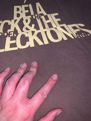 Vintage SIGNED Shirt Size L Victor Wooten Bela Fleck the Flecktones Hidden Land