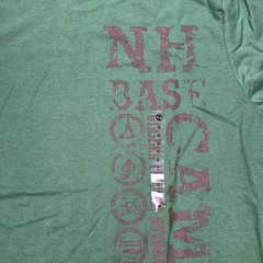 Timberland Graphic T-Shirt Men’s Size M Green NH Base Camp Cotton Crew Neck NWT
