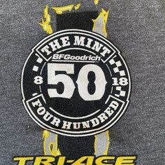 BF Goodrich The Mint 400 6113 Long Sleeve Gray Light Weight Shirt Large