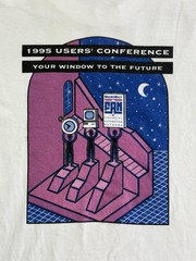Vintage Computer Tech Tee 1995 MicroBilt Fan App Manager 1.0