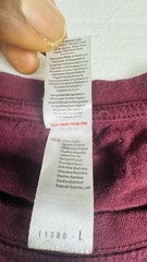 SOL’S Regent Paris France Graphic Burgundy Cotton T-shirt Mens L Crewneck