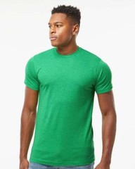 Tultex Unisex 65% Polyester 35% Ringspun Cotton Poly-Rich Soft T-Shirt – 241