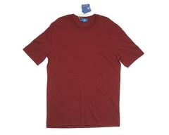 Kired by Kiton NWT $295 Red Crepe Cotton Short Sleeve Slim T-Shirt XXL (56 IT)