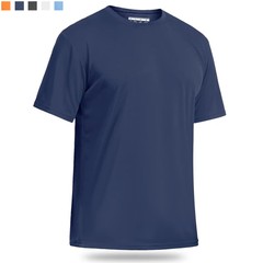 UPF50+ Men’s UV Shirts Short Sleeve Quick Dry Performance Gym Workout Athletic T