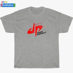 New Dude Perfect DP Logo Black / Navy / Sport Grey / White Men’s T-Shirt S-5XL