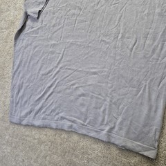 Collars & Co Cotton Silk T Shirt Mens 3XL Gray Comfort Knit Stretch Luxury Beach