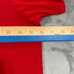 DISNEY T-Shirt Mens XXL Red Mickey Mouse Original Graphic Tee Retro Casual