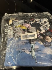 Supreme American Trash Tee Black Graphic Crew Neck Short Sleeve T-Shirt 2x