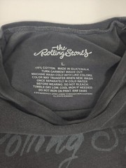The Rolling Stones T-Shirt. Size Large. 2019 reprint. Long length. Faded Gray.