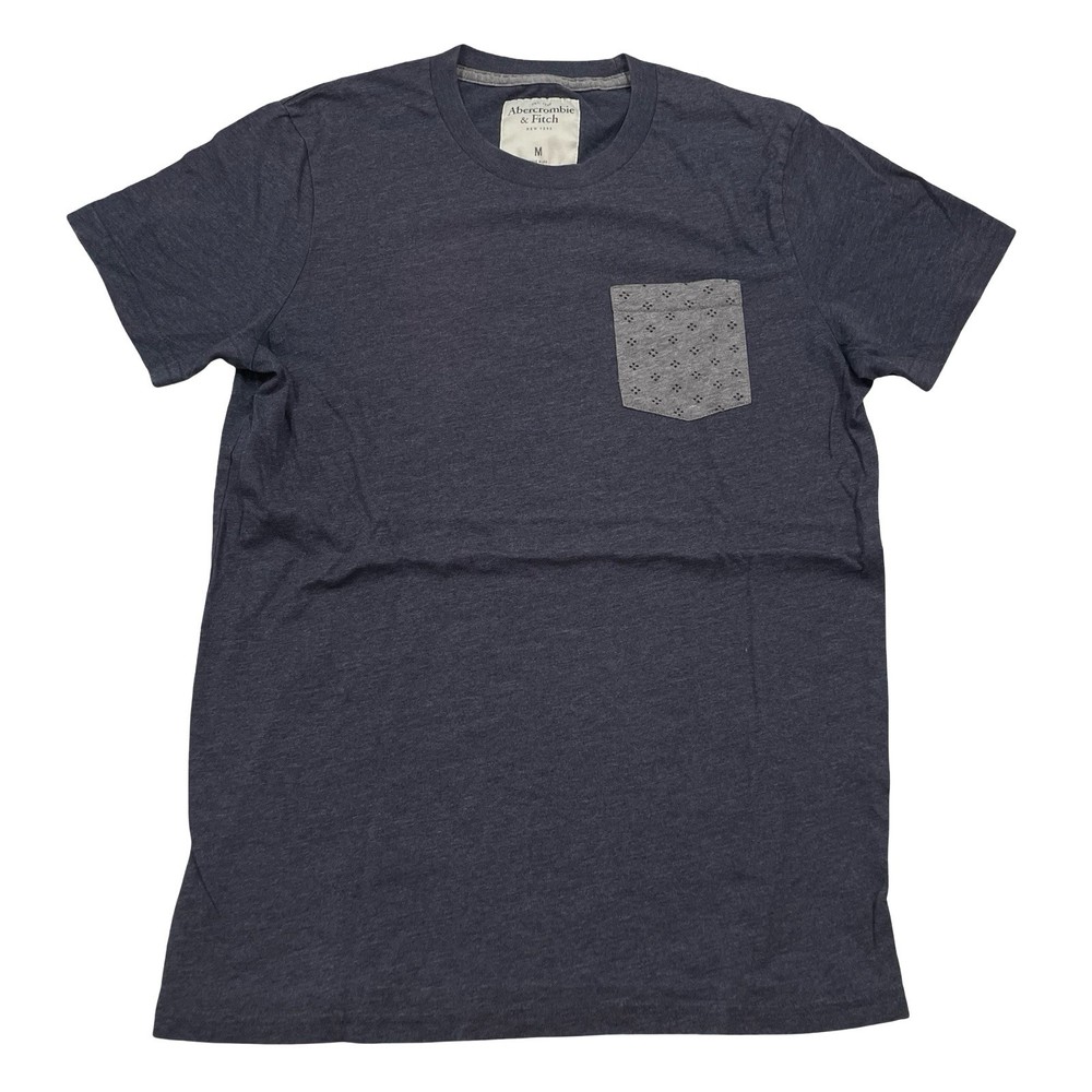 Abercrombie & Fitch Chest Pocket Blue Tee Size M (Retail $35)