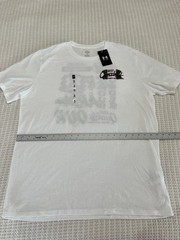 Under Armour Men’s Extra Large XL Vintage Type T-Shirt White Loose NWT