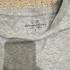 Vineyard Vines Men’s Gray Pocket T-Shirt NYC Empire State Building S Cotton