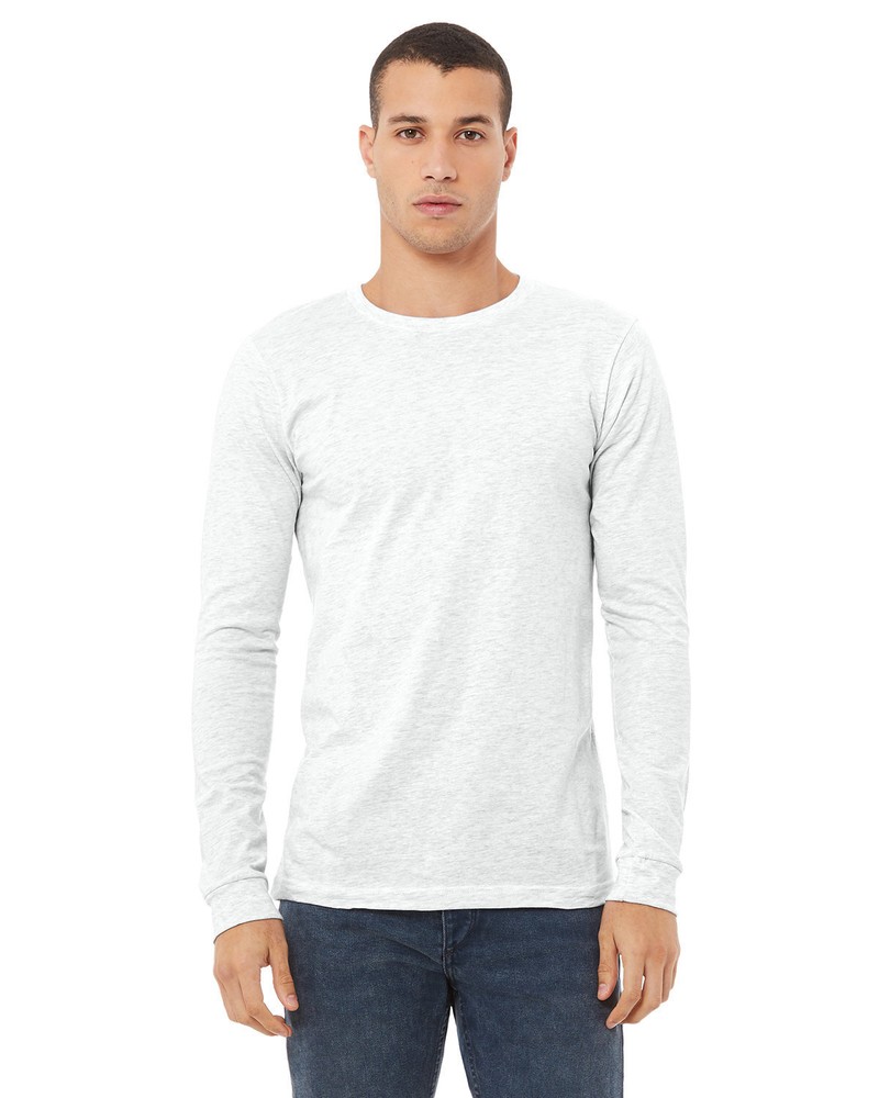 Bella + Canvas 3501 Unisex Retail Fit T Shirt Jersey T Shirt Long Sleeve T-Shirt