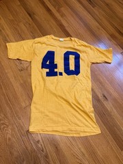 Vintage 1960’s Healthknit “4.0” Shirt/Jersey Textured Lettering