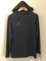 Hurley Hoodie Mens Small S Gray Long Sleeve Shirt Athleisure Poly Spandex Blend