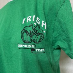 NEXT LEVEL Green Irish Drinking Team St Patricks Graphic T-Shirt top sz M Unisex